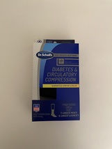 Dr Scholl’s Black Compression Socks Size 8-under crew socks for women - $10.00