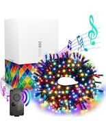 Cadena De Luces Musical Con Sensor 82 FT 200 LED Para Exteriores Casa Na... - $33.61