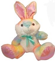 Greenbrier Candy Scented Easter Bunny Rabbit Plush Stuffed Animal Pastel Tie-Dye - £7.86 GBP
