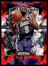 2019 Panini Prizm #223 Rajon Rondo Prizms Ruby Wave EX-B113R2 - £11.74 GBP