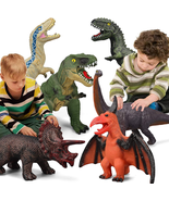 6 Piece Jumbo Dinosaur Toys for Kids Ages 3-5, Large Soft  - £37.86 GBP