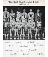 NEW YORK KNICKS 1955-56 Original 8x10 Team Photo with facsimile signatures - £11.69 GBP