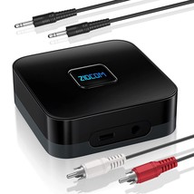 Bluetooth Receiver, High-Fidelity Wireless Audio Adapter With 3.5Mm Aux Rca Cabl - £31.86 GBP