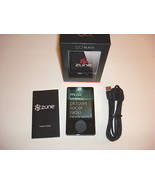 MICROSOFT  ZUNE  BLACK  120GB...NEW BATTERY... - $299.00