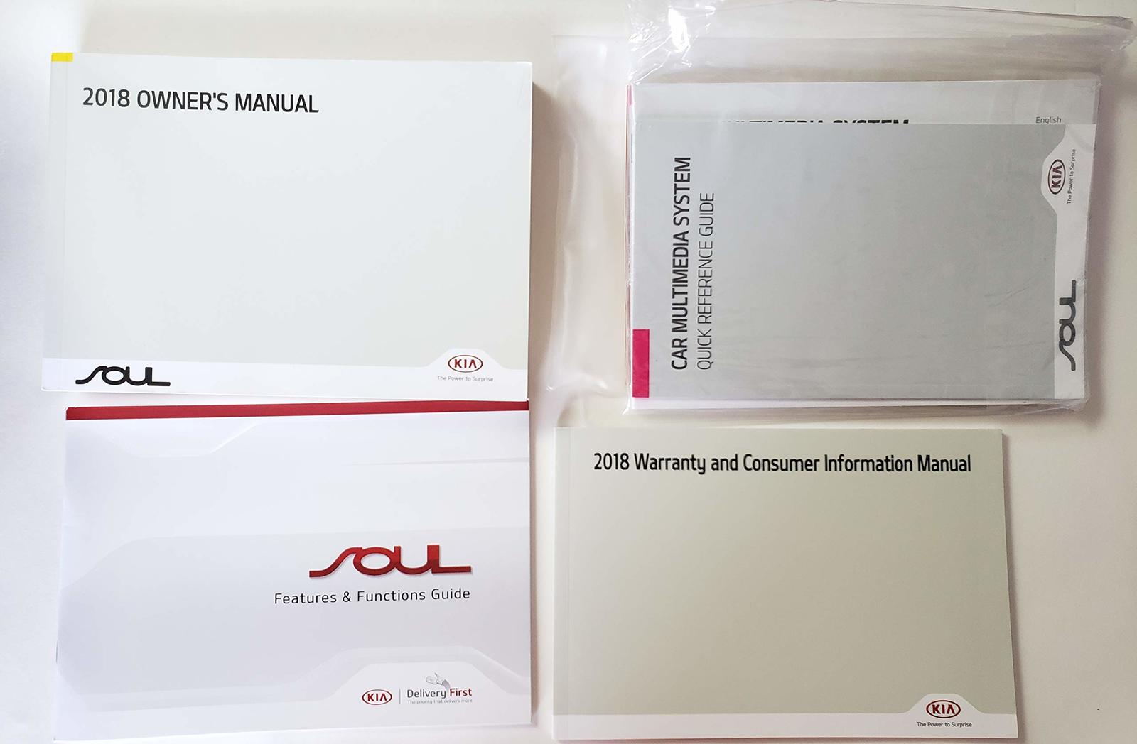2018 Kia Soul owners manual [Paperback] Kia - $32.25