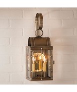 Double Wall Lantern in Weathered Brass - Outdoor - $485.53 CAD