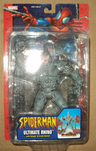 Brand NEW 2004 Marvel Spiderman ULTIMATE RHINO aciton figure w/ smash &#39;n crush - £43.95 GBP