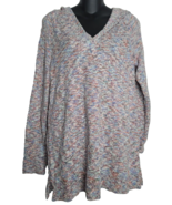 J. Jill Tunic Sweater Hoodie Pullover Womens Small Knit Long Sleeve Cott... - $22.99