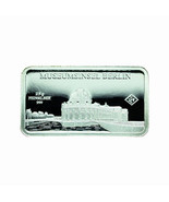 Germany Silver Ingot Bar Proof 2.5g Landmarks Museum Island Berlin 03854 - $31.49