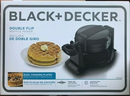 Black &amp; Decker - WMD200B - Double Flip Waffle Maker - Black - £67.90 GBP