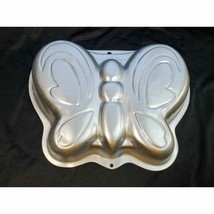 Butterfly Silver Wall Decoration Wilton Vintage Cake Pan Or Gelatin Mold - $9.49
