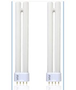 PL18W U/V/A Black Blue Light Bulb2G11 base 4 pin InlineF18W BL Twin Tube H - $363.64 MXN