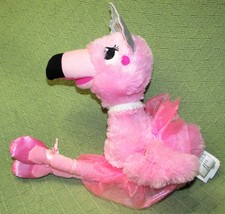 Gemmy Singing Pink Flamingo Animated Ballerina Mom Princess &quot;Soak Up The Sun&quot; - £19.20 GBP