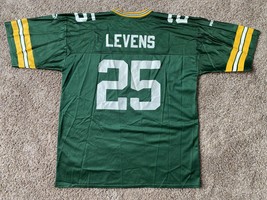 Dorsey Levens Green Bay Packers Green &amp; Gold Puma Jersey #25 - XL - $19.99