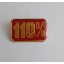 Vintage 110% McDonald&#39;s Employee Hat Pin - $192.27 MXN