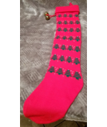 Christmas Stocking Red Knit 27&quot; - €12,11 EUR