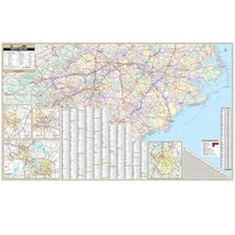 North Carolina State Wall Map - £184.08 GBP