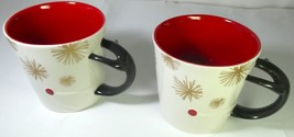 Starbucks 2 Mug 12oz JOYFUL Red Mug  Cup  LE Christmas 2015 With Handle ... - £430.24 GBP