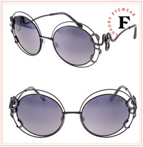 Roberto Cavalli RC1024S Carducci Metal Black Crystal Mirrored Sunglasses 1024 - £261.10 GBP