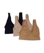 Rhonda Shear Ahh 3‑Pack Original Wire-Free Bra S (S/CH/P) Sienna, Nude, ... - $21.77