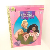 Vintage Disney Hunchback of Notre Dame Paper Doll Book Golden Books 90s Uncut - £7.76 GBP