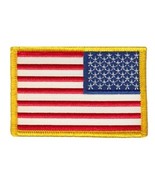 REFLECTIVE REVERSE USA AMERICAN FLAG EMBROIDERED PATCH - $28.99