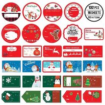 132 PCS Christmas Tags Stickers Santa Snowmen Xmas Tree Deer Labels - €9,52 EUR 132 PCS Christmas Tags Stickers Santa Snowmen Xmas Tree Deer Labels - €9,52 EUR