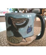 MARA Oversize Coffee Cup Mug MERMAID THEME Mexico Pottery NICE! - £25.95 GBP
