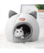 New Deep Sleep Comfort In Winter Cat Bed Iittle Mat Basket Small Dog Hou... - $25.99