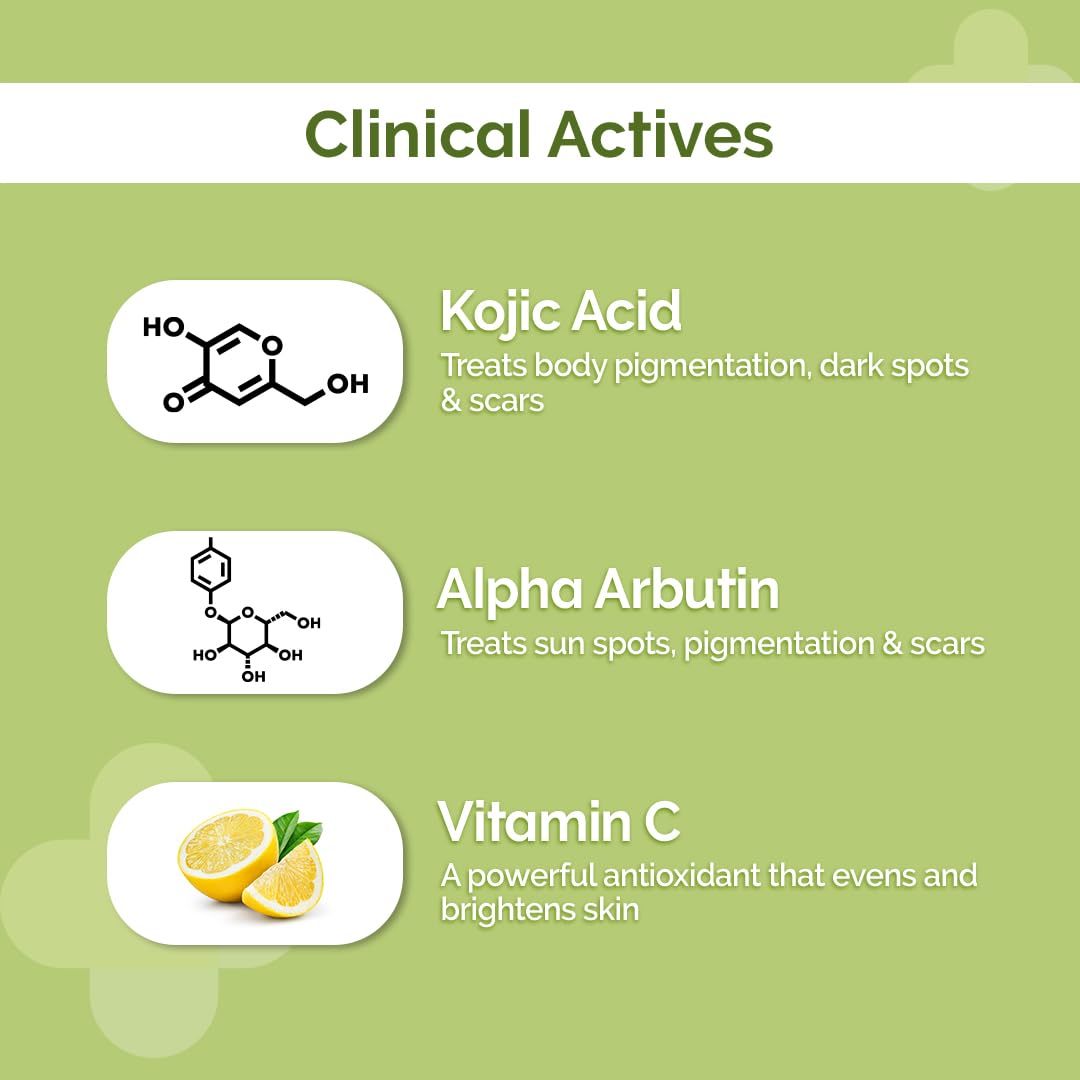 The Derma Co 1 Kojic Acid Daily Glow Body Serum Lotion For Skin