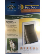 PetSafe Extreme Weather Pet Door W/ Triple Flap Medium Sz 1-40lb Dog 8 1... - £78.75 GBP