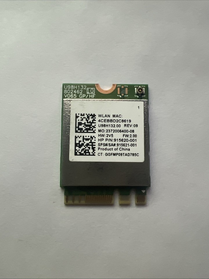 Wi-Fi Card Genuine HP 915620-001 - $9.99
