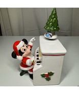 Disney Mickey Mouse Christmas Schmid Japan Music Box Here Comes Santa Claus - €17,06 EUR