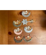 Vintage 1920&#39;s Germany Angel w/Star christmas ornament set of 7 - $96.04 CAD