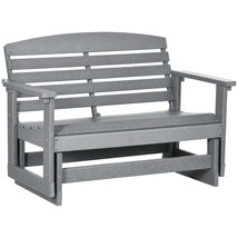 Outsunny Patio Glider Bench: Double Swing Loveseat - £244.58 GBP