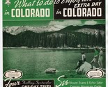 What to Do To Enjoy an Extra Day in Colorado Denver 1940s Aerial Photo - £17.13 GBP
