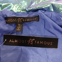 Almost Famous RN#52469 Women’s Iridescent Rainbow Zip Quilted Vest Size Medium image 3