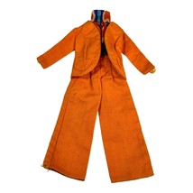 1973 Variant Barbie Best Buy Fashion 3208 Anytime Orange Flower Top Outf... - $54.99