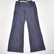 Gap Women&#39;s Front Side Buttons Blue Jeans Size 10 - $27.36