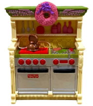 Fisher Price Loving Family Dollhouse Stove Oven Teapot with Sound 2000s *VIDEO* - £7.68 GBP