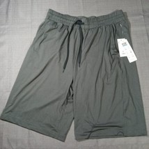 32° Degrees Cool Performance Active Shorts Med 32&quot; Gray Stretch Breathab... - $9.95
