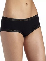 NWT On Gossamer Cabana Black Cotton Blend Boyshort Panties Women’s Size S - £7.84 GBP