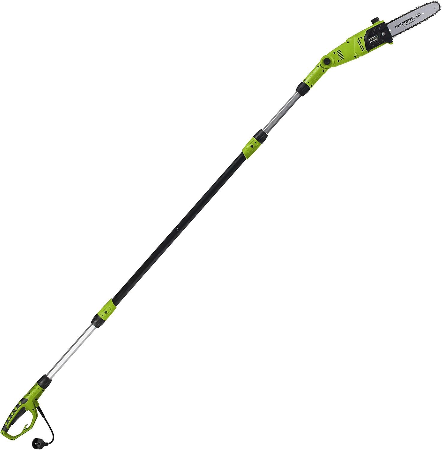 The Earthwise Ps44008 8-Inch Corded Electric Pole Saw, Green, Is A 6 15 Amp - $123.98