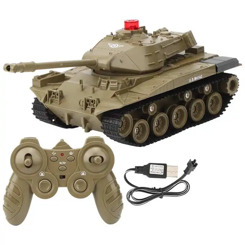  rc tank model toy 2 4g remote control programmable crawler tank children sound effects thumb200