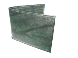 NEW Buxton Mens Genuine Leather Bifold Wallet Green Gray Marble Color Card Slots - £17.42 GBP