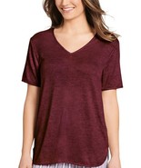 Jockey Luxe Lounge Short Sleeve Sleepwear T-Shirt LADIES SMALL SOFT STRETCH - $20.44