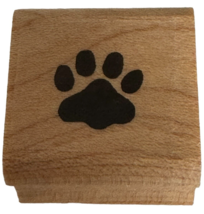 Stampin Up Rubber Stamp Bear Paw Print Small Nature Forest Animal Card Making - £3.13 GBP