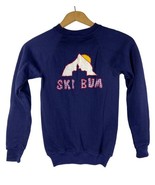 Vtg Kids Skiing Sweatshirt Medium Ski Bum Discus Brand Medium 10 12 Boys... - $936.38 MXN
