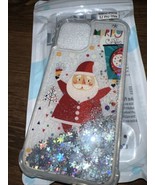 iPhone 12 Pro Max Case, Luxury Glitter Bling Clear Christmas Cover - $14.66 CAD