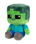 Minecraft Plush ZOMBIE Stuffed Animal Collector 8&quot; Videogame Plushies To... - £21.99 GBP